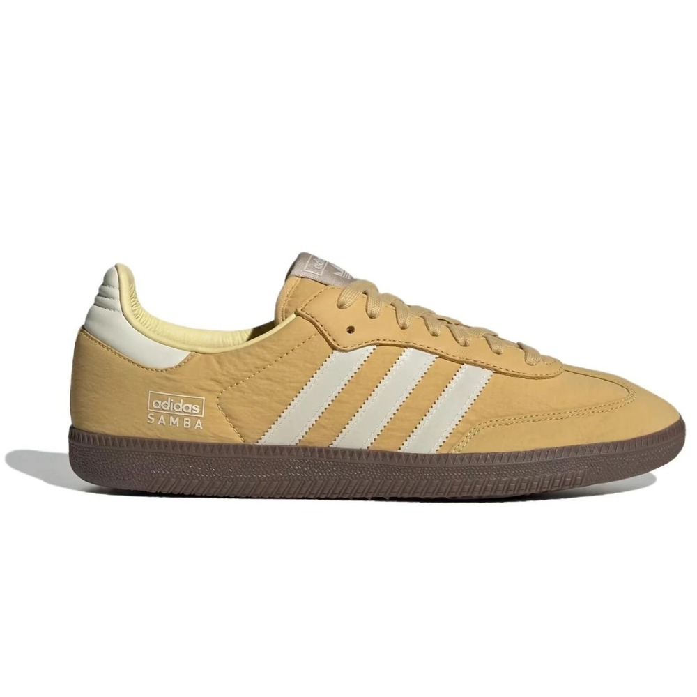adidas Samba OG Men's Size 8 Reflective Nylon Pack Oat Mustard Shoes IG6170 NEW - Picture 1 of 6